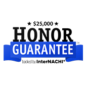 InterNACHI Certified 25,000 Honor Guarantee